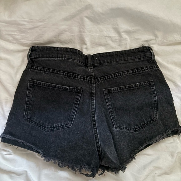 Black Jean Shorts - Picture 3 of 3